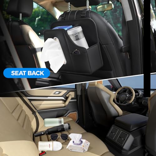 Soporte para pañuelos de automóvil, organizador de asiento t