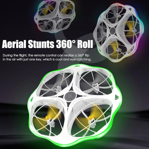 Mini drones para niños 3D voltea luz múltiple RC Drone Luz d