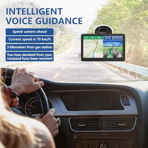 Navegador GPS para coche, camión, RV, último mapa 2025 (actu