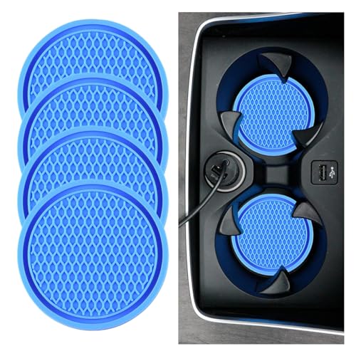 4 posavasos para automóvil, 2.7 pulgadas, diseño de panal de