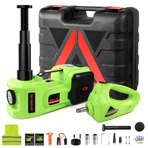 Kit de gato eléctrico para automóvil de 5 toneladas y 12 V (