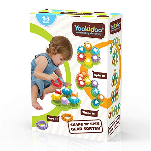 Yookidoo Shape 'N' Spin Gear Sorter. Un juguete de actividades de desa