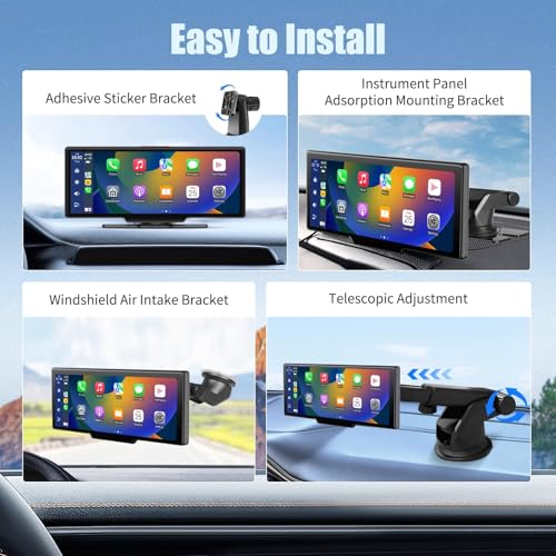 Pantalla Carplay inalámbrica para automóvil, Carplay portáti