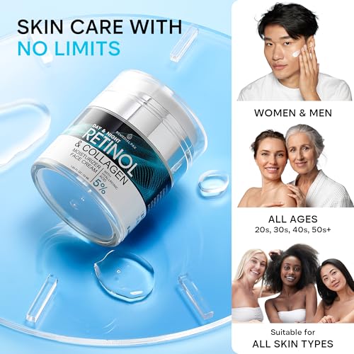 Crema de retinol para la cara, hidratante facial con ácido h