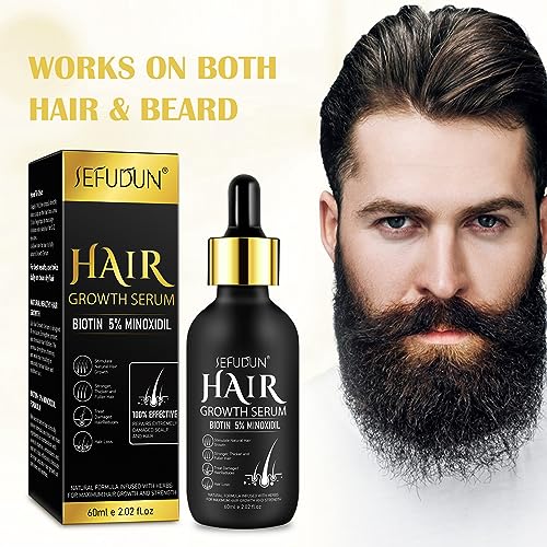 Suero de crecimiento del cabello de minoxidil al 5 % para ho