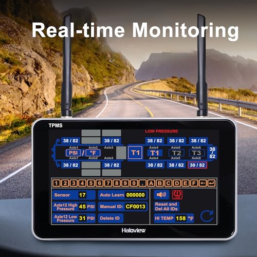 Haloview Byte Tango BT7 TPMS con 4 sensores 1080P Monitor de