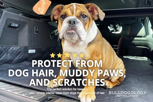Bulldogology - Cubierta de asiento para perros, revestimient