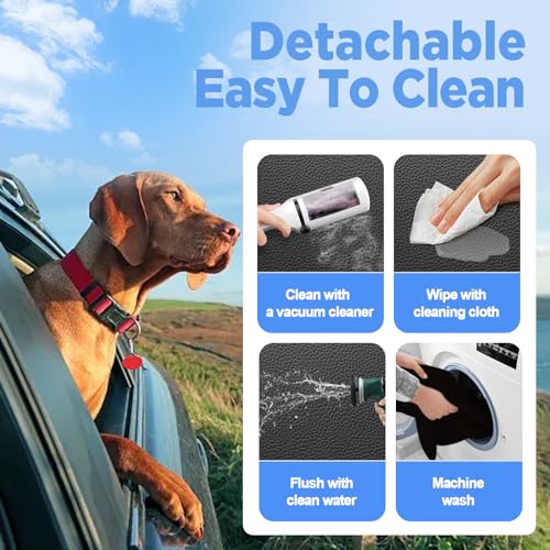 Extensor de asiento trasero para perros, funda impermeable p