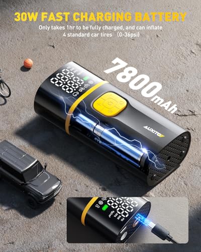 AUXITO A502-Inflador de neumáticos Compresor de aire portáti