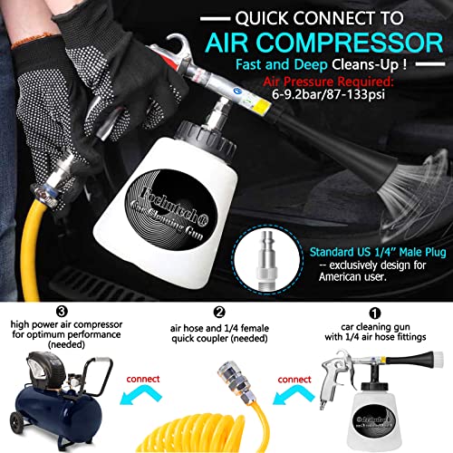 Kit de limpieza para automóvil, kit de detallado de automóvi