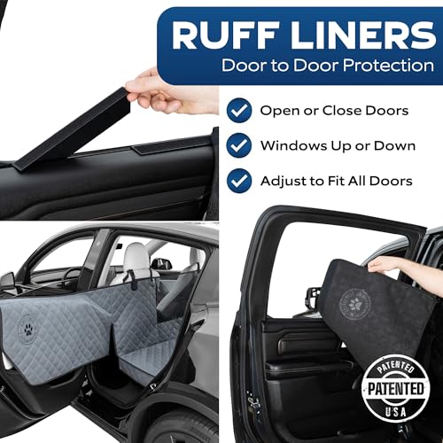 Hamaca para perro para asiento trasero de automóvil con prot