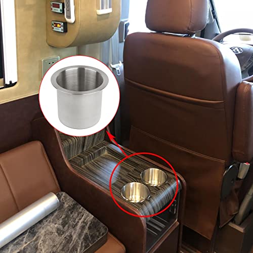 2 soportes de acero inoxidable para bebidas, mesa de póquer