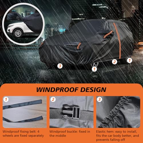 Funda impermeable para automóvil, ajuste personalizado para