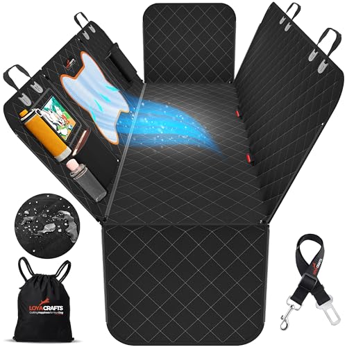 Fundas de asiento de automóvil para perros, 600D resistentes