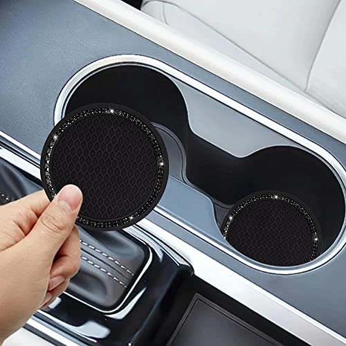 SUNCARACCL Portavasos para automóvil, paquete de 2 insertos