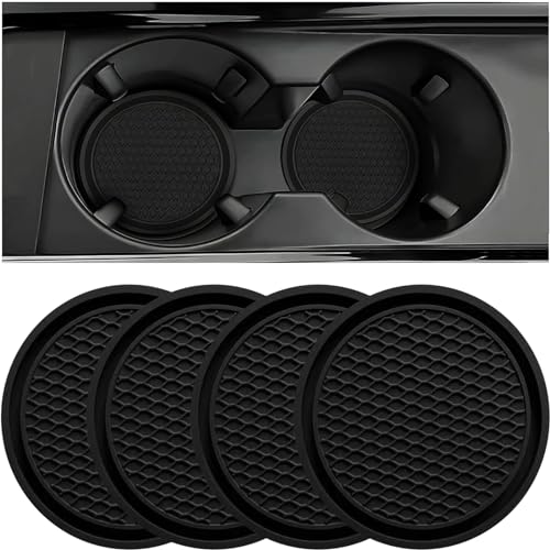 Portavasos para automóvil, 4 unidades, universales, antidesl