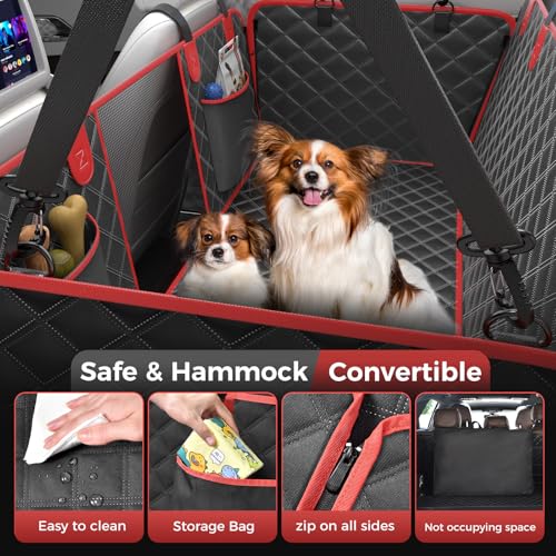 Funda de asiento de coche para perro, extensión de asiento t