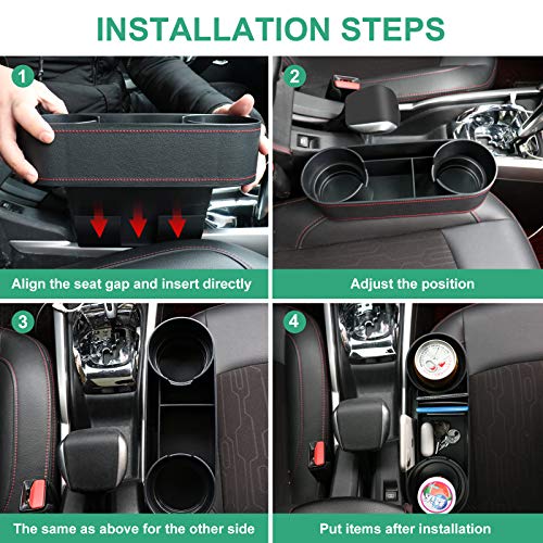 Organizador de asiento de vehículo, soporte para bebidas, ca