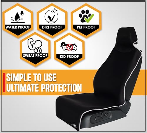 Gear - Paquete de 2 fundas de asiento de automóvil, de neopr