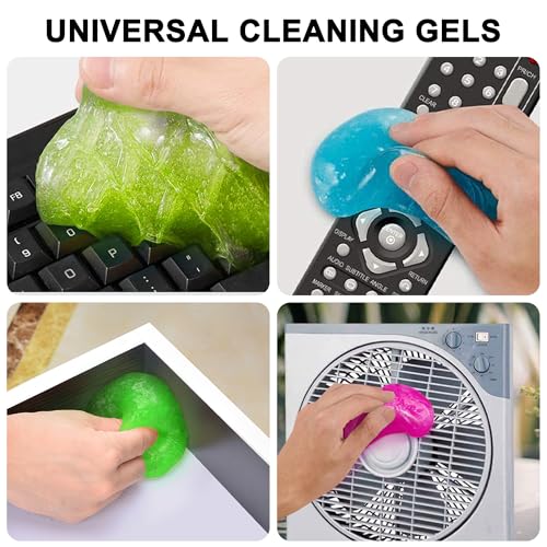 FiveJoy - Gel de limpieza para interior de vehículos, 4 unid
