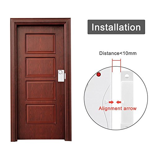 WSDCAM Alarma de puerta antirrobo inalámbrico Control remoto