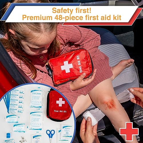 Juego de herramientas de emergencia para automóvil de 90 pie