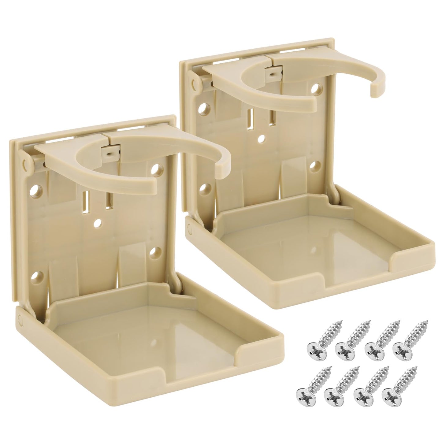 2 portavasos plegables ajustables para botellas de agua, se