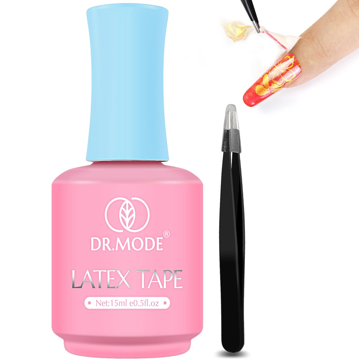 DRMODE Látex líquido para uñas, barrera de esmalte de secado