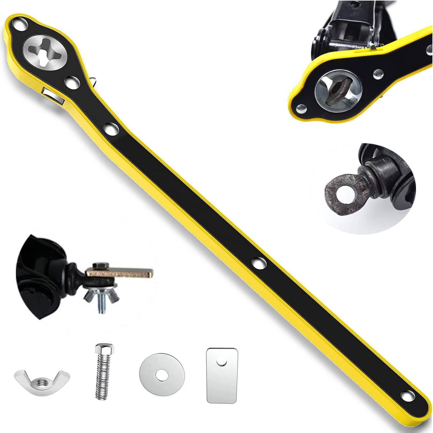 MR CARTOOL Auto ahorro de mano de obra Jack trinquete mango