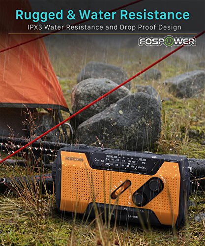 FosPower Radio meteorológica de emergencia (modelo A1) NOAA/