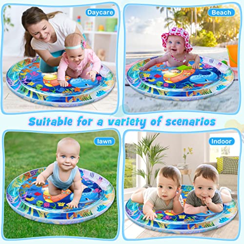 ZMLM Alfombrilla de agua extra grande para bebé, juguetes para bebés,