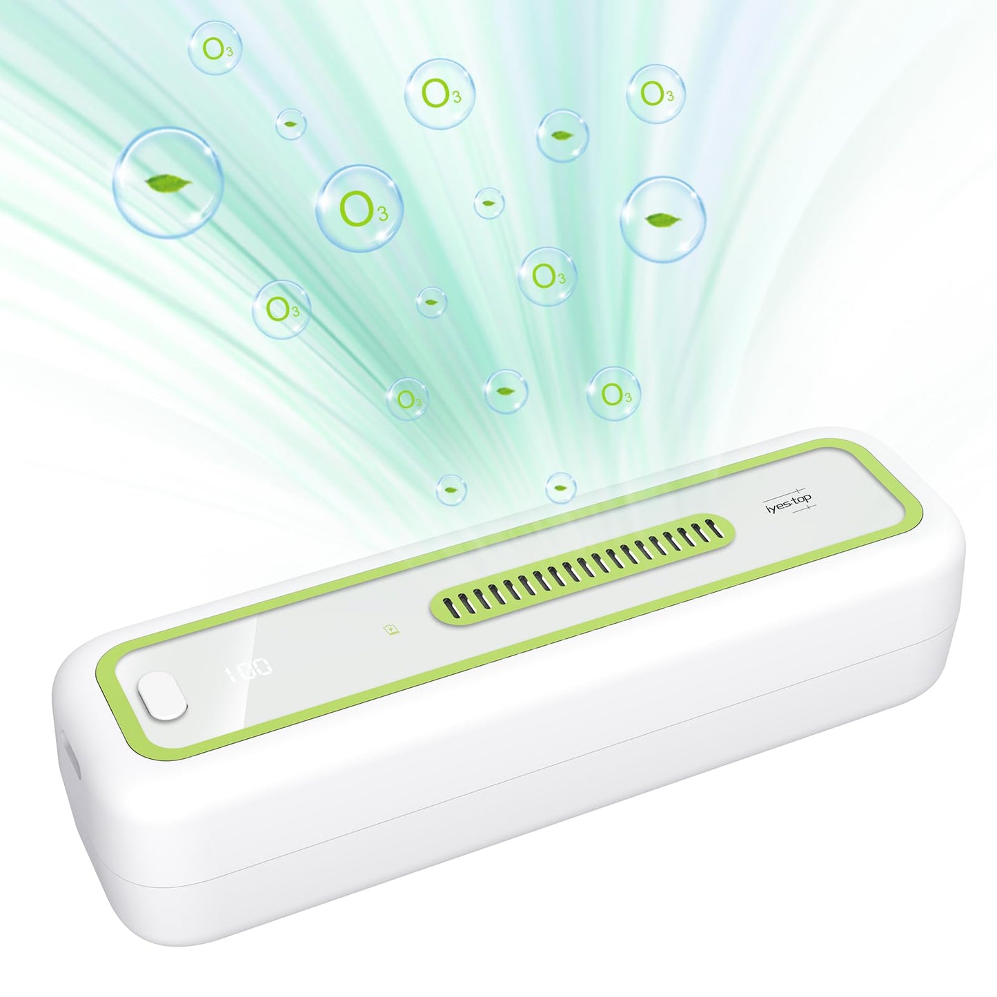 Mini desodorante USB para refrigerador con pantalla LED, abs