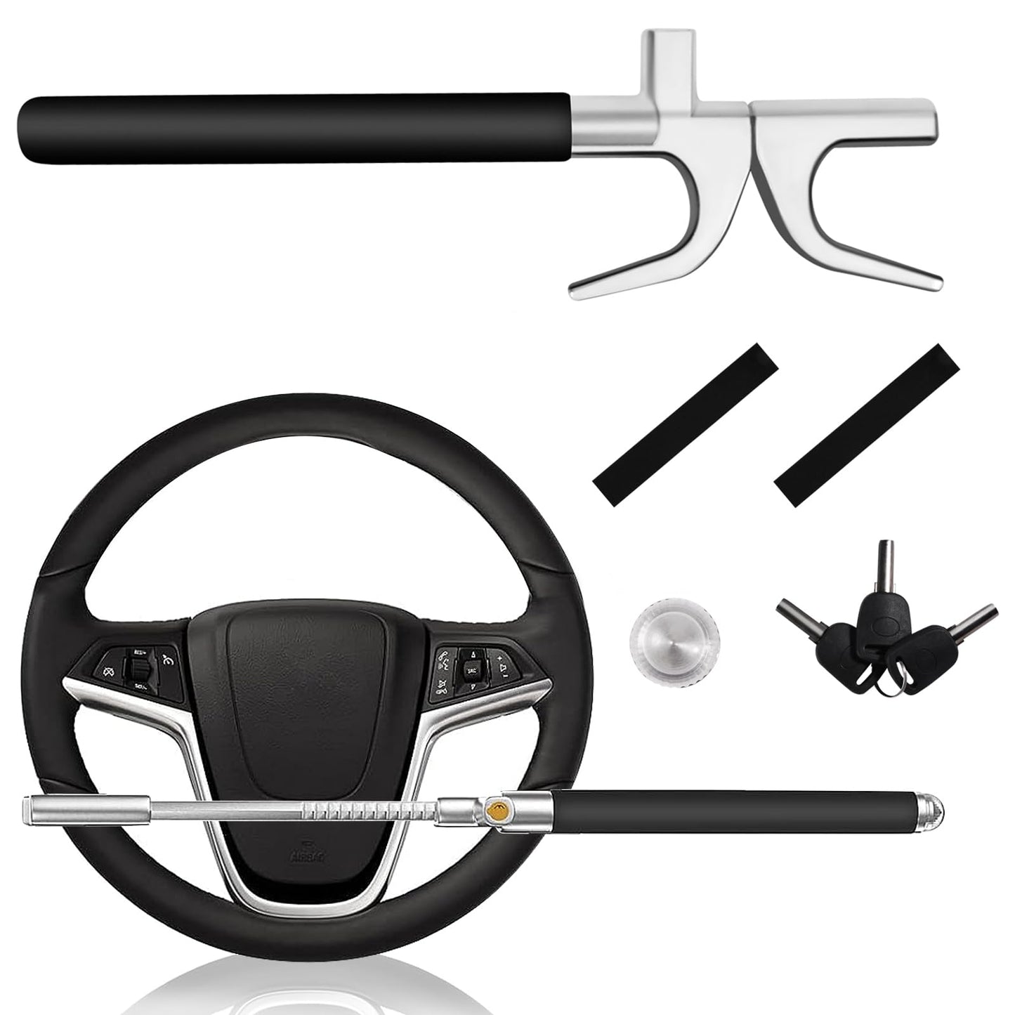Cerradura de volante, cerradura universal retráctil para vol