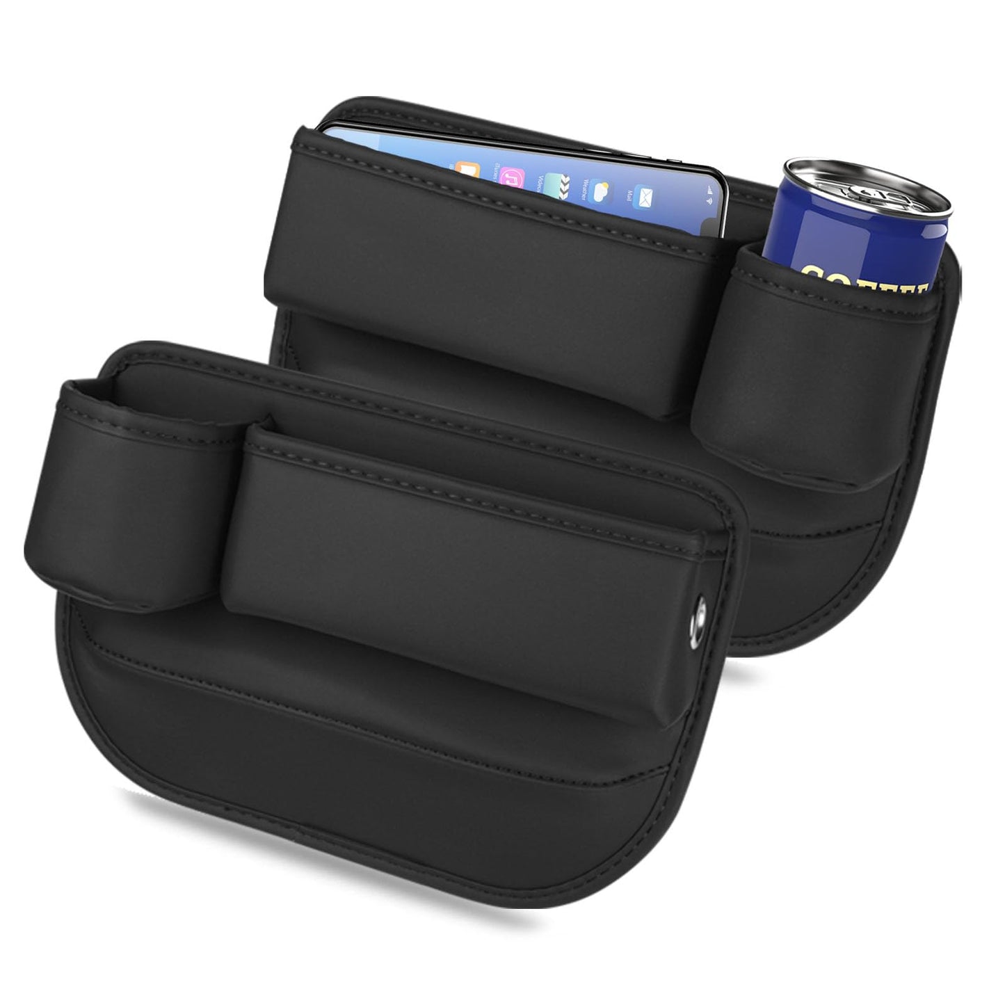 Organizador de espacio para asiento de automóvil con portava
