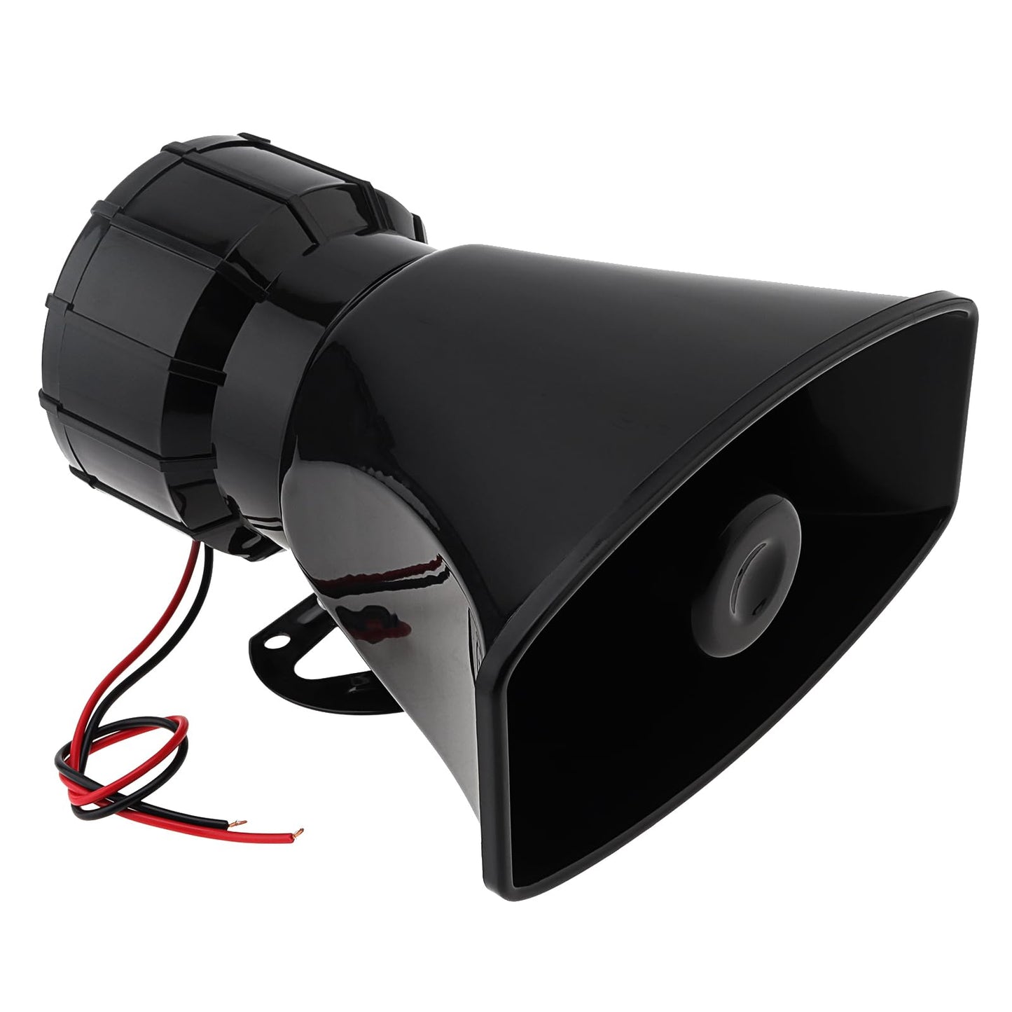 Cuerno de sirena de alarma con cable, DC 12 V 100 W sirena e