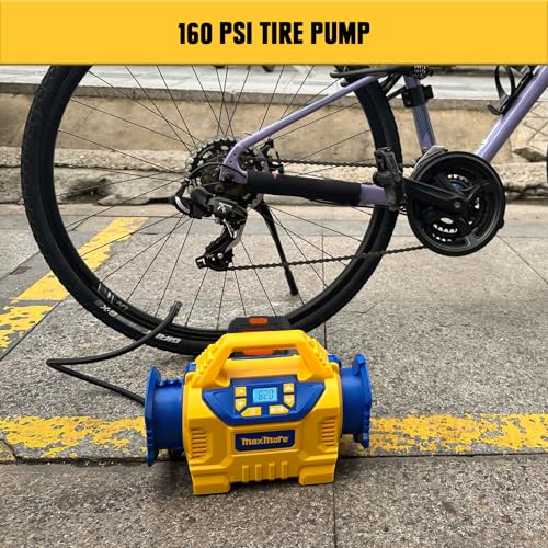 Inflador de neumáticos inalámbrico compatible con DeWalt 20V