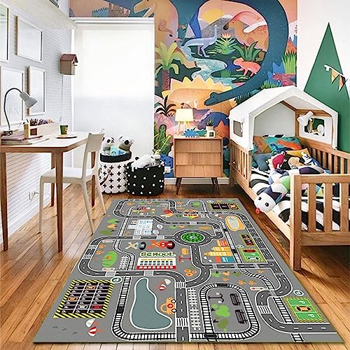Alfombra de juego para automóvil, ideal para jugar con autos