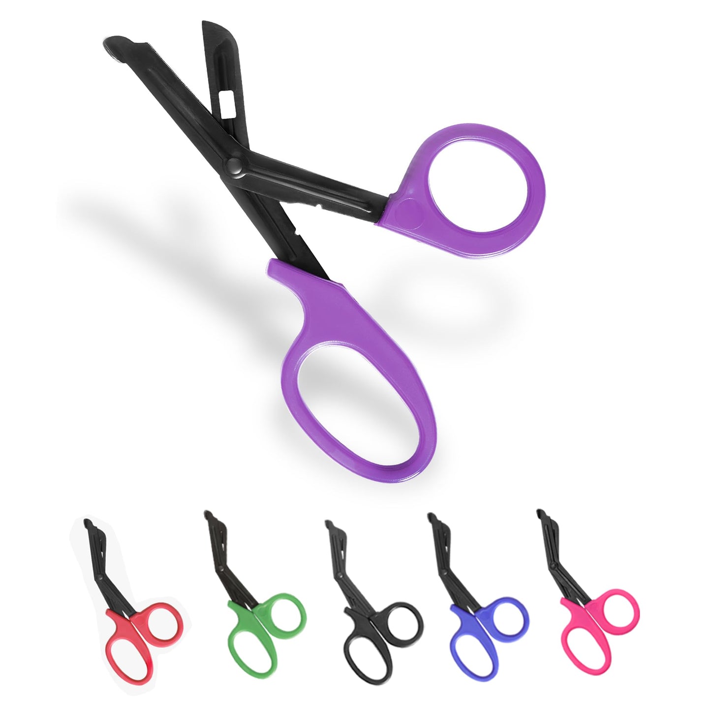 Tijeras médicas de 7.5 pulgadas - Tijeras de trauma moradas