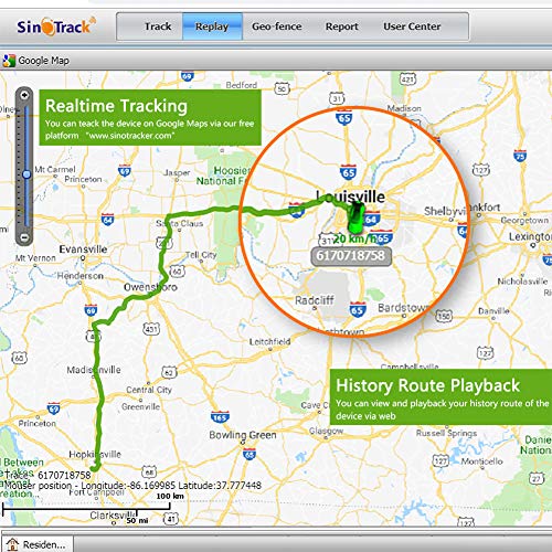 SinoTrack Rastreador GPS 4G para vehículos, ST-901L LTE Mini