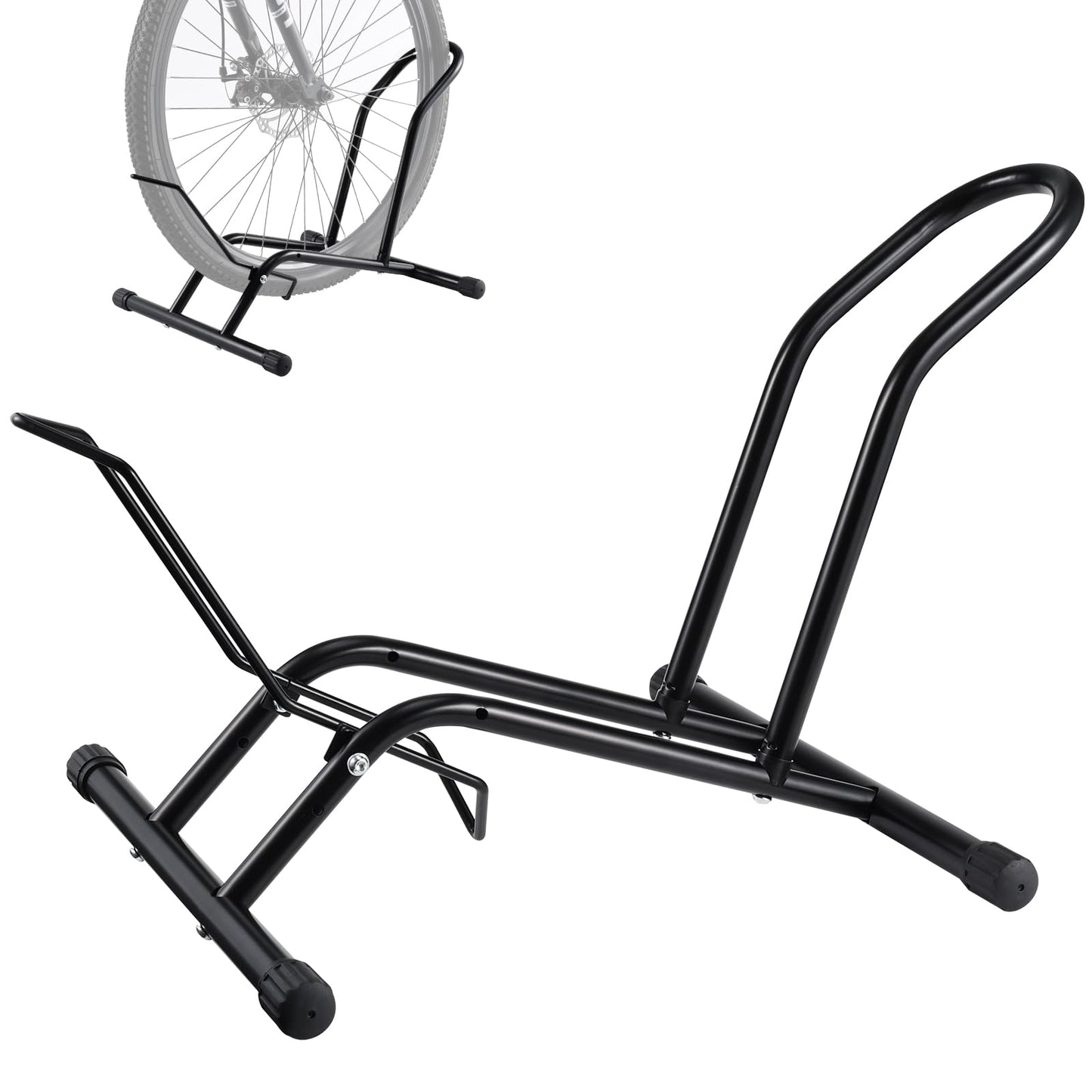 Zacro Bike Stand Floor, Upgraded Up to 3.74" Wide Tire Bike