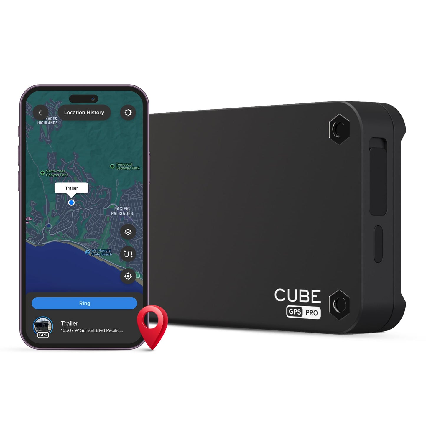 Rastreador GPS para vehículos: rastreador magnético de autom