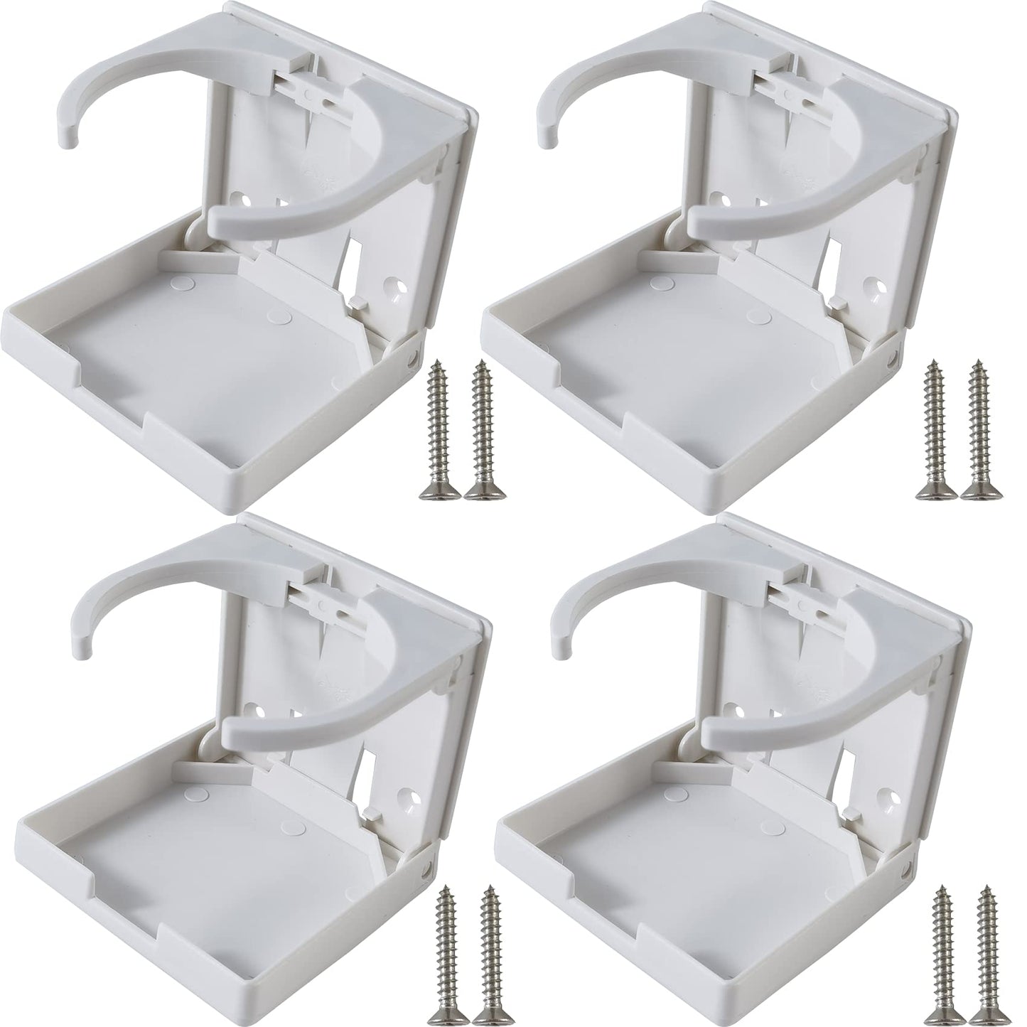 4 soportes ajustables plegables para bebidas de automóvil, s