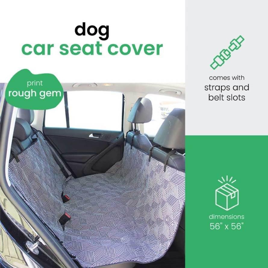 Molly Mutt Funda de asiento trasero 3 en 1 para perros, hama