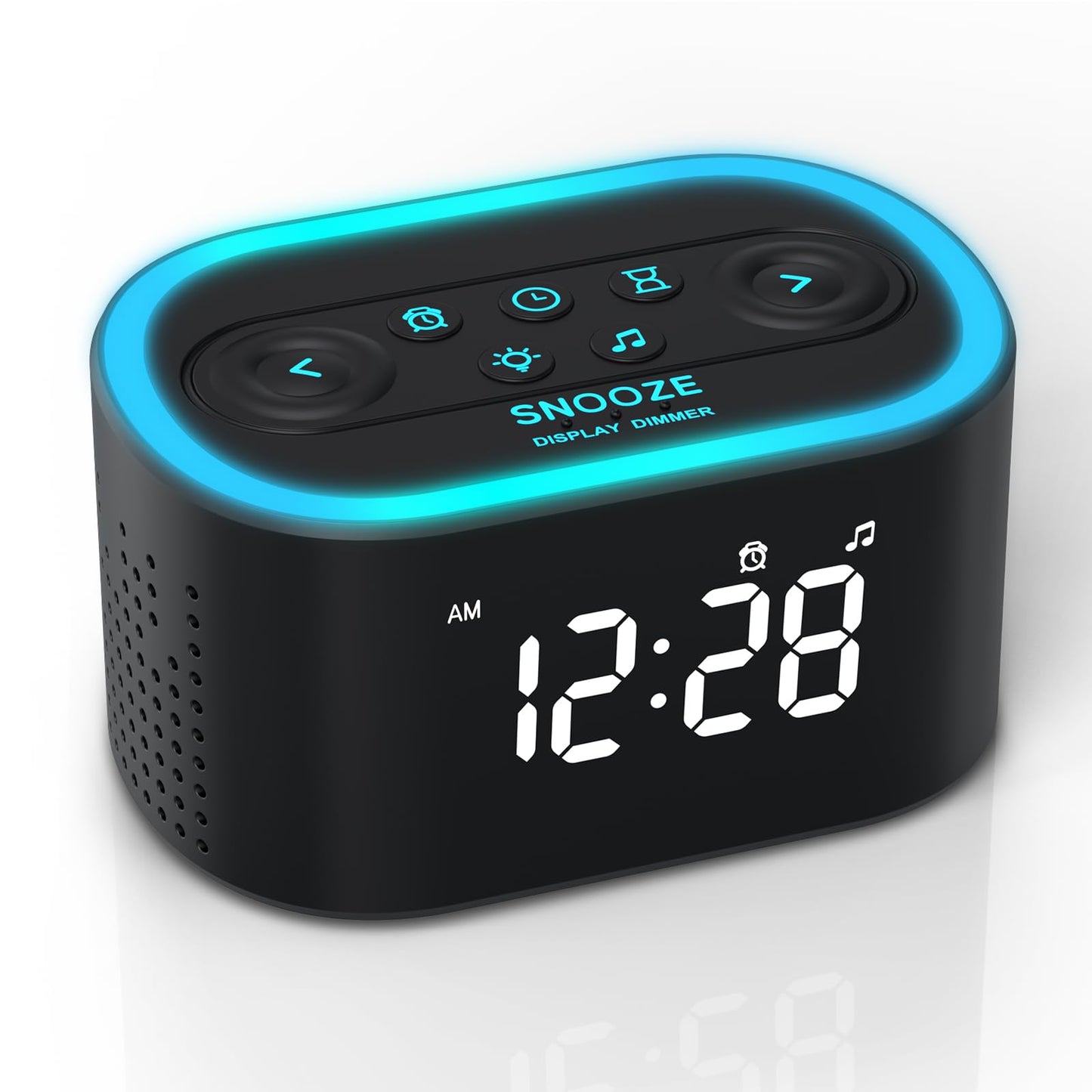 REACHER Reloj despertador digital y máquina de sonido de ruido blanco,
