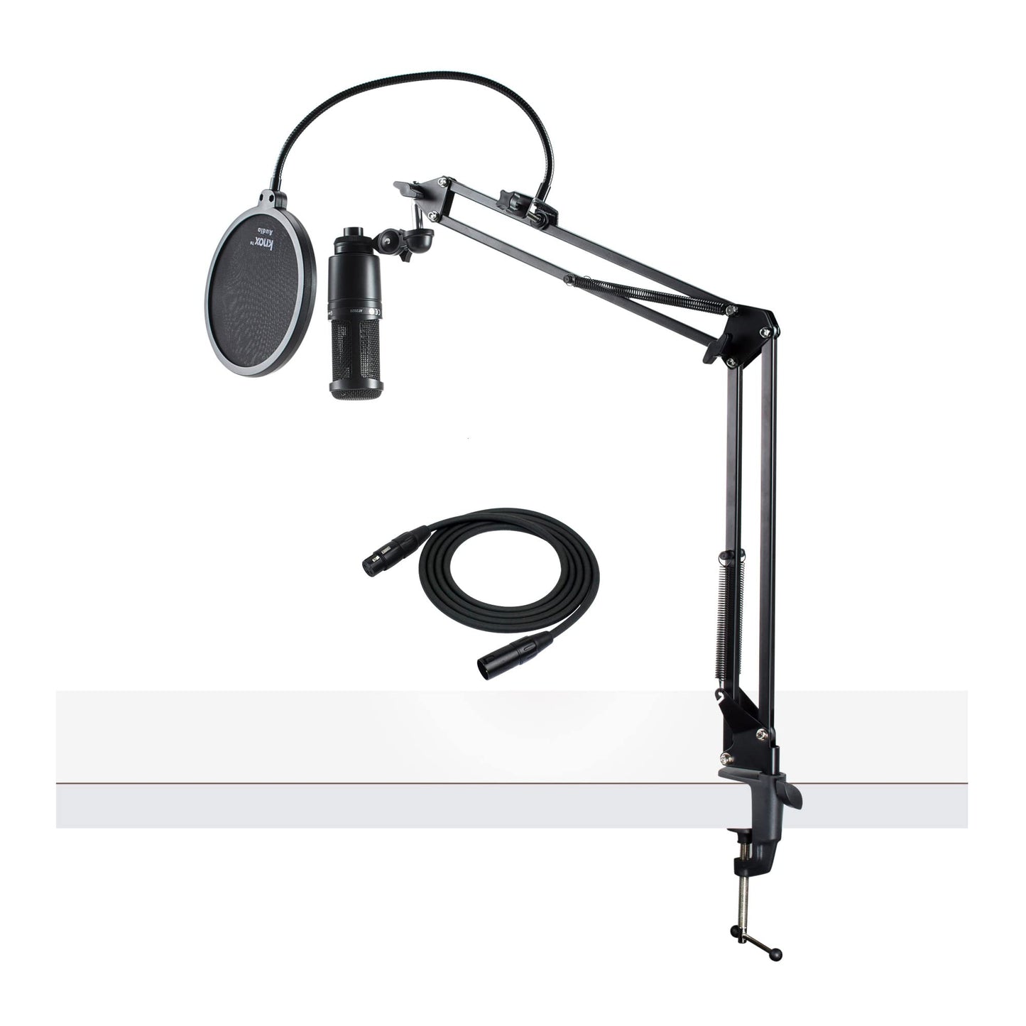 Audio-Technica Micrófono de estudio de condensador AT2020 co