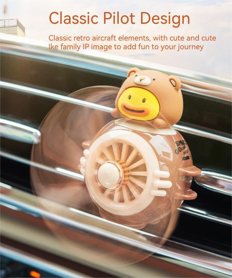 Ambientadores para automóvil, lindo oso marrón, piloto, sali