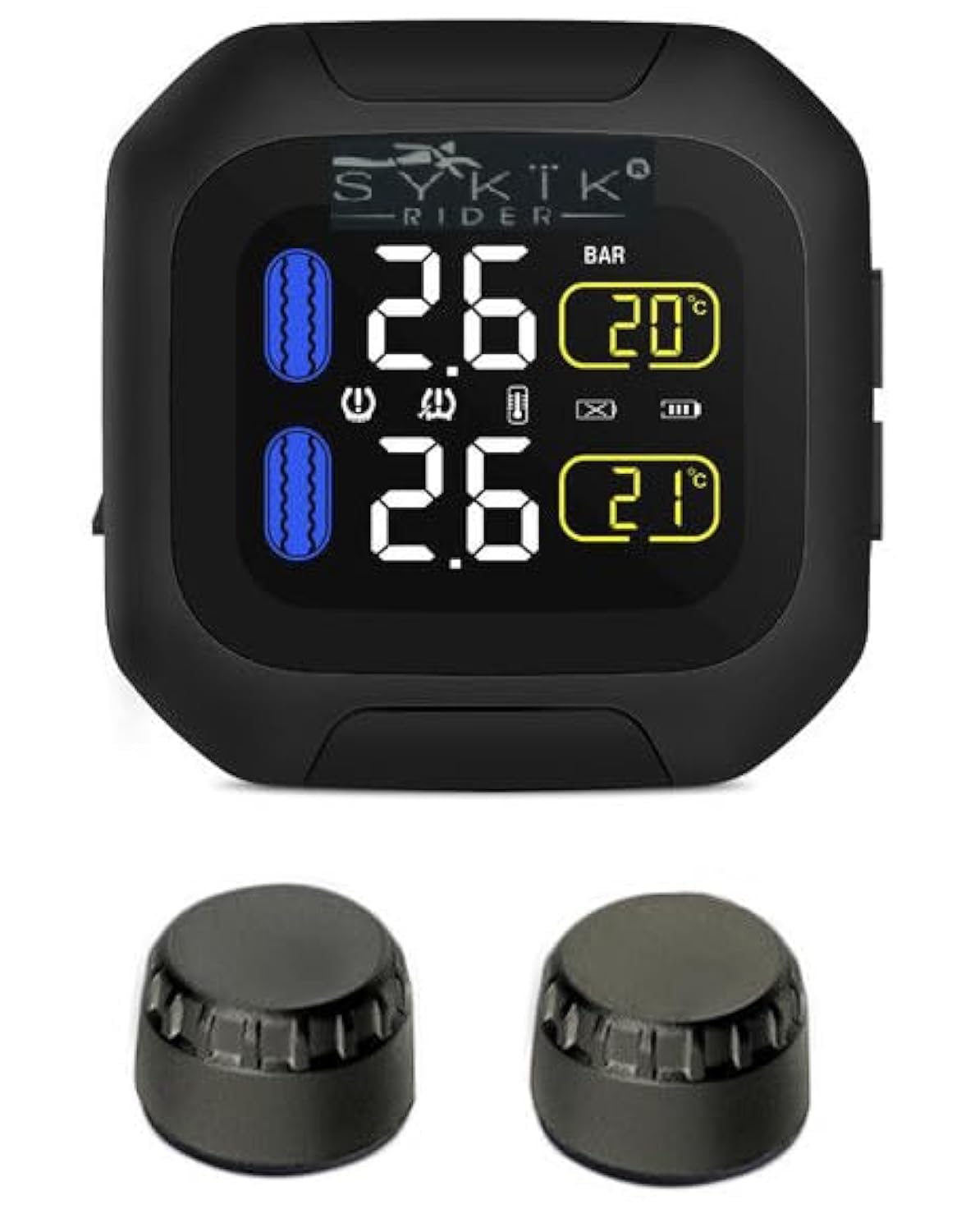SYKIK Rider SRTP340 - Sistema de monitoreo inalámbrico de pr