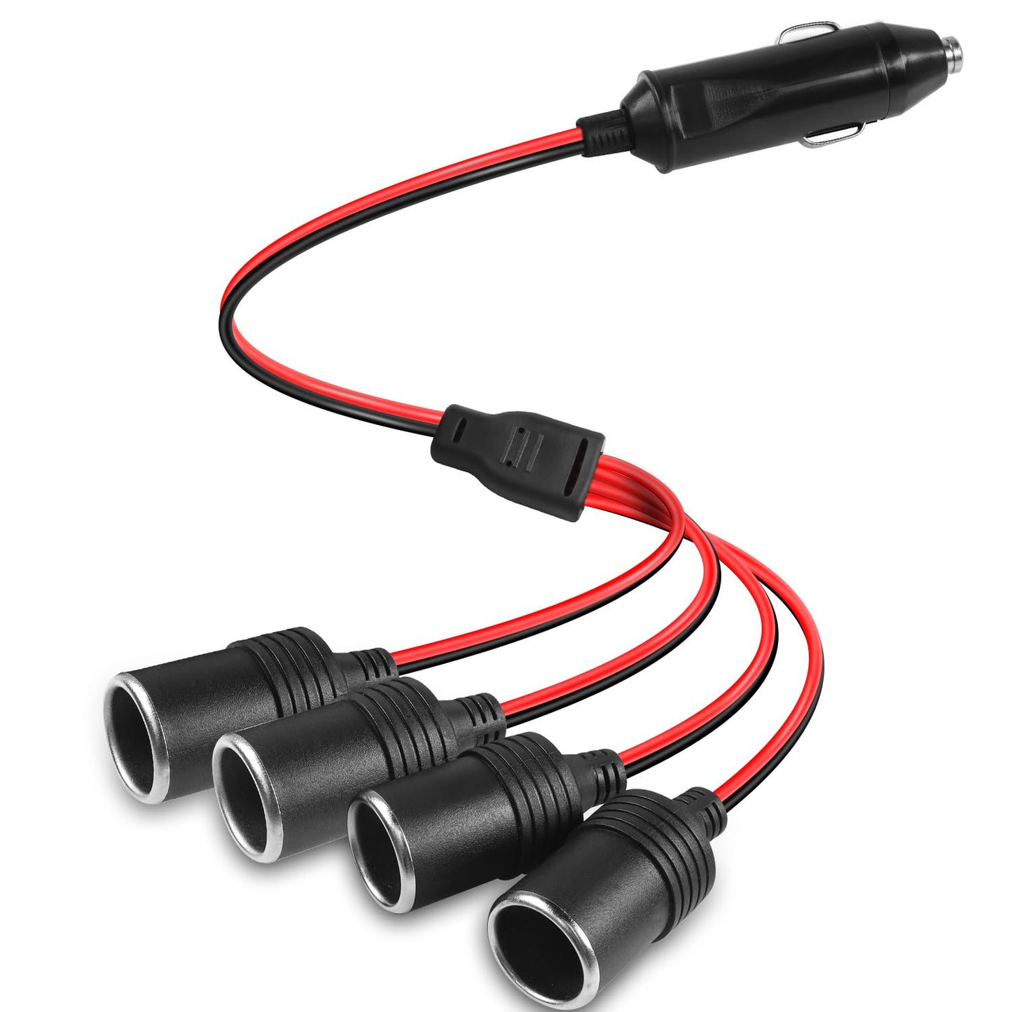 1 to 4 Car Cigarette Lighter 12v 24v Power Charger Adapter 4