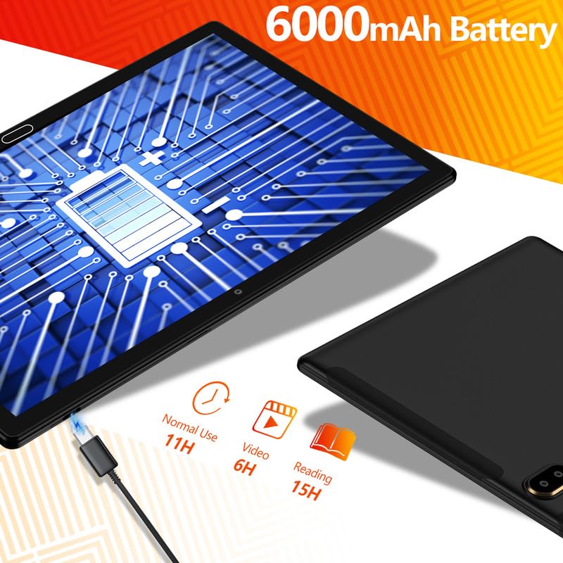 Tablet 2024 Último, tabletas 2 en 1 de 10 pulgadas, Android