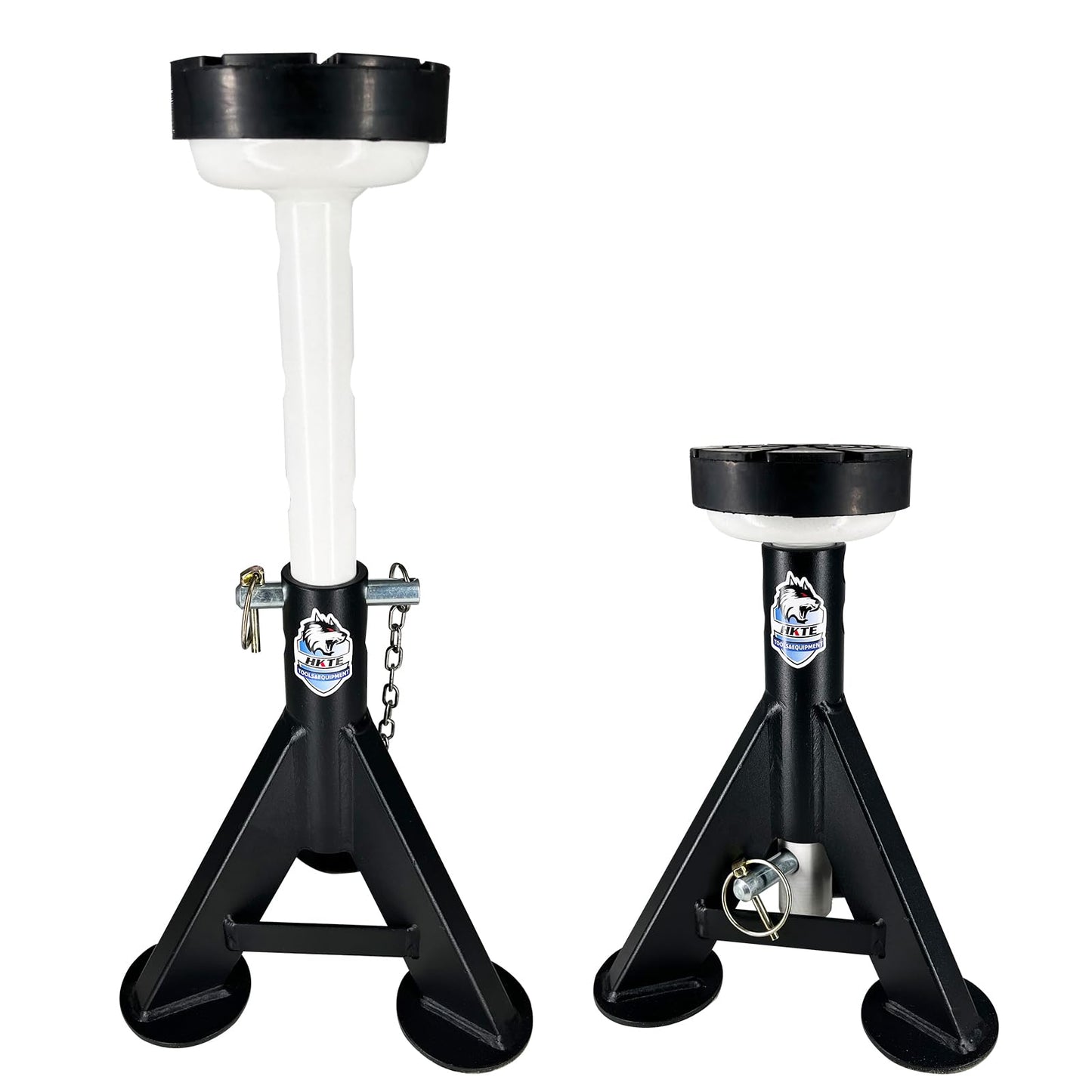 HKTE - Soportes de gato resistentes de 4 toneladas, perfil b